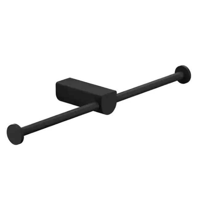 Gessi Rilievo Двойной держатель туалетной бумаги, подвесной, цвет: nero XL