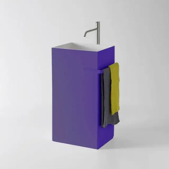 Antonio Lupi Fusto Раковина 45х35х85 см, без отв., напольная, цвет: Vino