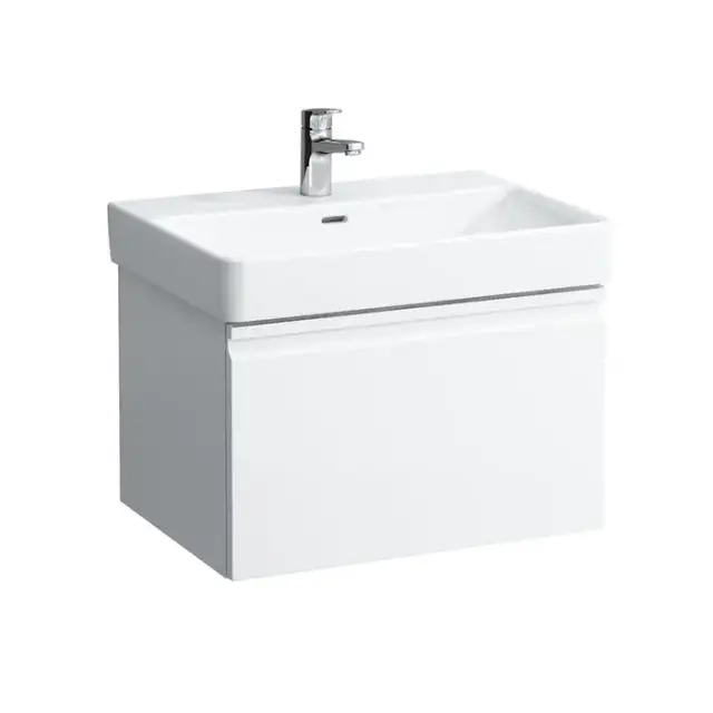 Laufen Pro A Тумба подвесная 52x45cм, с раковиной, цвет: белый матовый