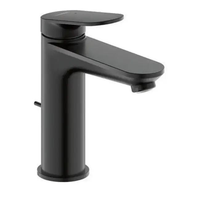Duravit Circle L Смеситель для раковины, на 1 отв., с донным клапаном, цвет: черный матовый