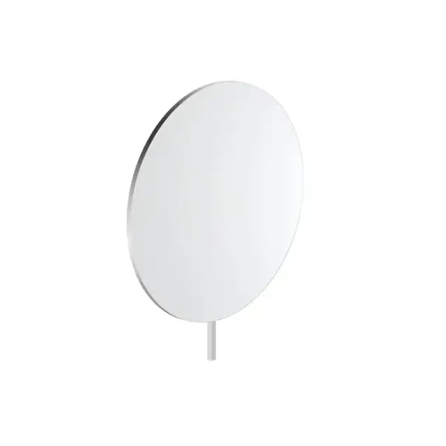 Fantini Young Зеркло косметическое настенное круглое 20 см, отделка матовая натуральная сталь