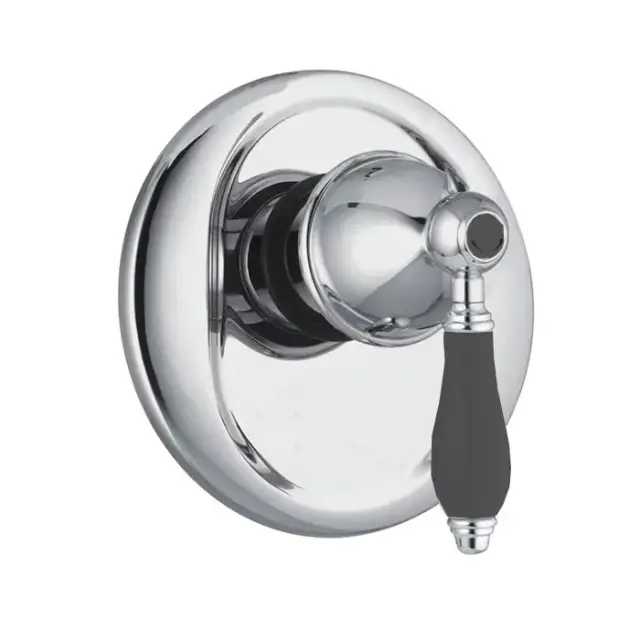 Fima Carlo Frattini Herend Смеситель для душа, встраиваемый, черные ручки, цвет: хром