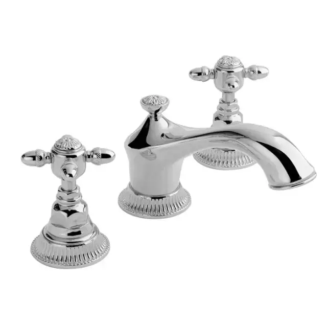 Nicolazzi Impero Смеситель для раковины на 3 отверстия, с донным клапаном, цвет: хром