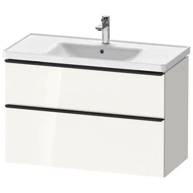 Duravit D-Neo Тумбочка подвесная 98.4х45.2х62.5см., раковина, 1 ящик, цвет: белый высокоглянцевый