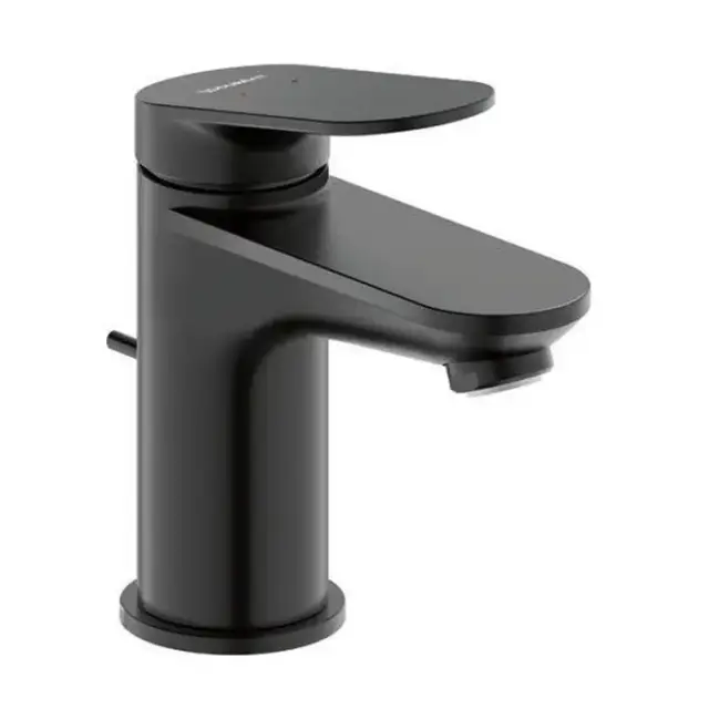 Duravit Circle M Смеситель для раковины, на 1 отв., с донным клапаном, цвет: черный матовый
