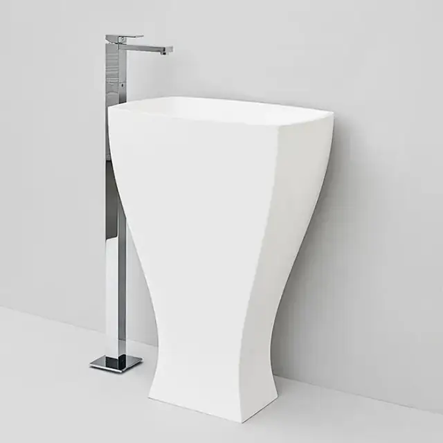 Artceram JAZZ Livingtec Раковина напольная с сифоном, 60х48х85см, цвет: белый глянцевый