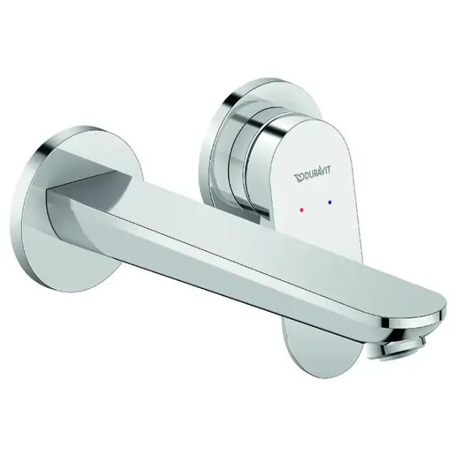 Duravit Wave Смеситель для раковины, встраиваемый, излив: 20см., цвет: хром