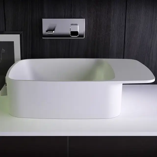 KNIEF Pride Раковина 67х40х15 см, без отв., цвет: белый матовый