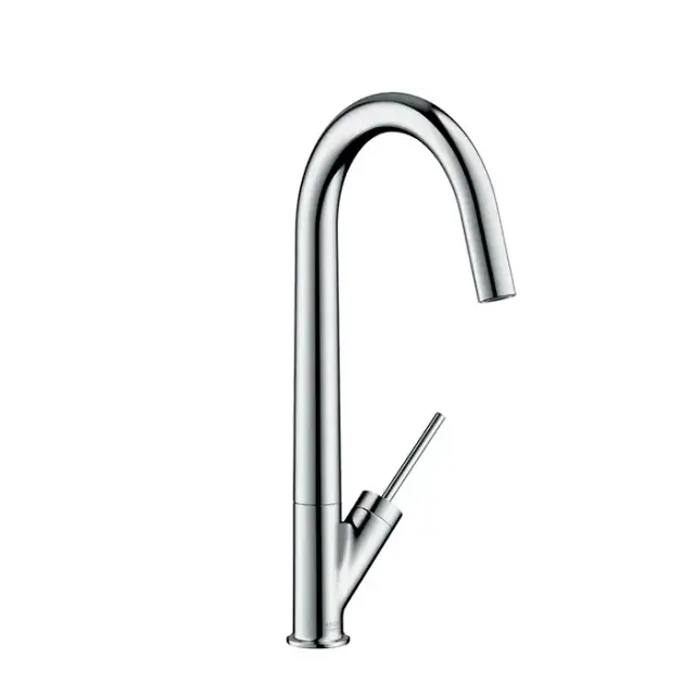 Axor Starck Смеситель для кухни, однорычажный, на 1 отв, излив 216мм, цвет: под сталь