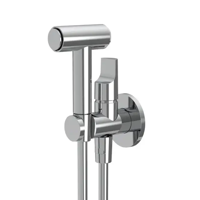 Fima Carlo Frattini Collettività Гигиенический душ, настенный, со шлангом 120см., цвет: хром