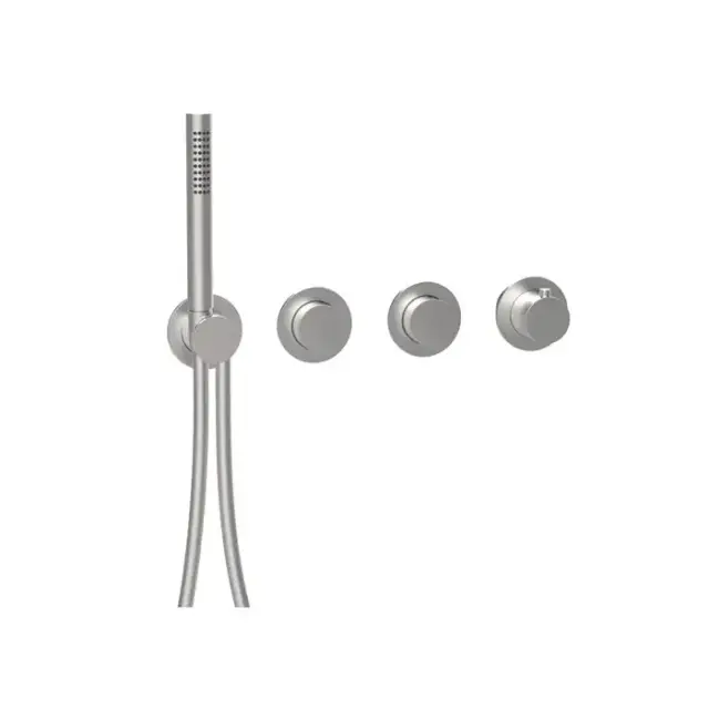 Almar Modular Смеситель для душа, настенный, термостатический, цвет: нержавеющая сталь брашированная AISI 316