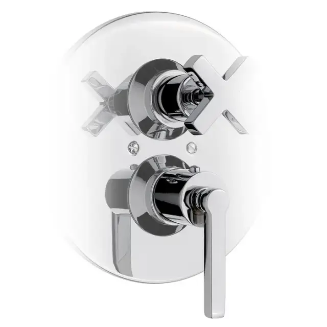 Nicolazzi Termostatico Встраиваемого смеситель, 3/4” с запорным вентилем, цвет: хром