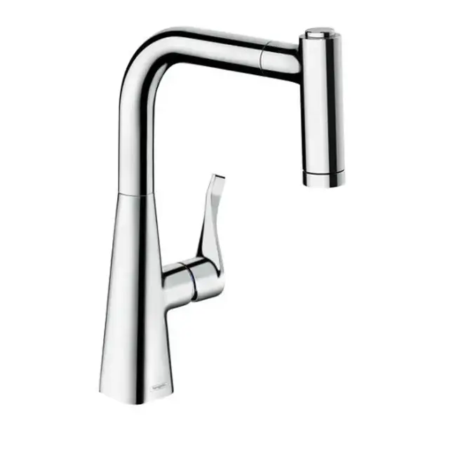 Hansgrohe Kitchen Смеситель для кухни, однорычажный, с вытяжным душем, хром