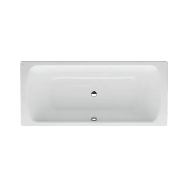 Laufen Pro Ванна встраиваемая, 170x75см., эмалированная сталь (3,5 мм), с центральным выпуском, шумоизоляционное покрытие, с отверстиями для ручек, антискользящее покрытие, цвет: белый