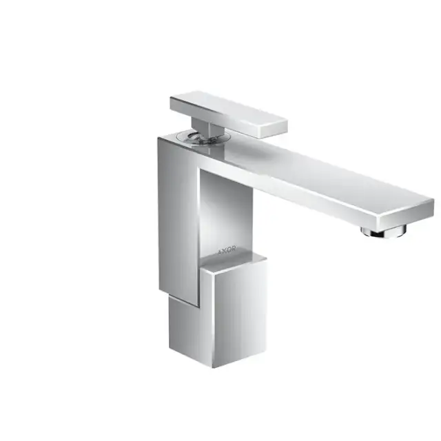 Axor Edge Смеситель для раковины, на 1 отв., с донным клапаном push/open, излив 160мм, цвет: хром