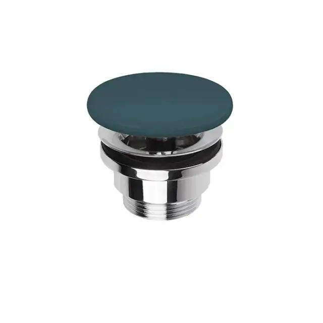 Simas Донный клапан, клик-клак, с керамической крышкой, цвет: Navy matt