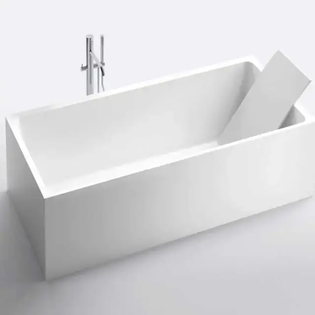 NOORTH milldue edition SKA Ванна отдельностоящая 180х85х50см, с сифоном, milltek solid, фурнитура хром, цвет: белый матовый