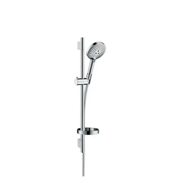 Hansgrohe Raindance Select S Душевой набор: штанга 65см., ручной душ 120, 3jet (Rain, RainAir, WhirlAir), EcoSmart, мыльница, шланг, цвет: хром