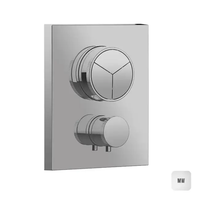 Almar Core Смеситель для ванны, встраиваемый, термостатический, цвет: белый матовый