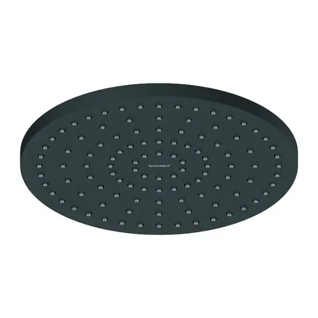 Duravit Верхний душ 250, Материал: пластик, соединительная резьба 1/2“, Монтаж: потолок или стена, цвет: черный матовый