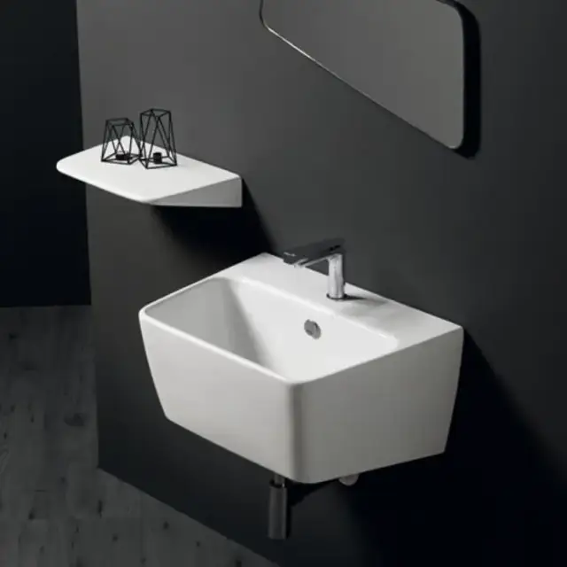 Simas Degrade Раковина 60х45 см см, 1 отв., цвет: белый