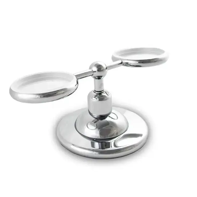 Nicolazzi Cristallo Di Rocca Держатель для мыльницы и стакана, настольный, цвет: хром (без керамики)