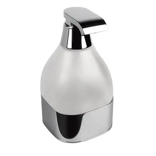 Colombo Alize Дозатор для жидкого мыла, настольный, цвет: хром/матовое стекло