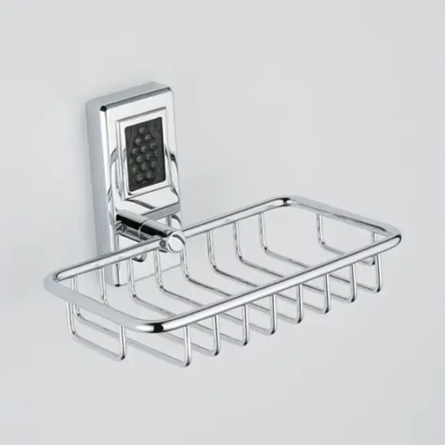 THG Métropolis cristal noir Мыльница-корзина металлическая 160х95мм., подвесная, цвет: хром