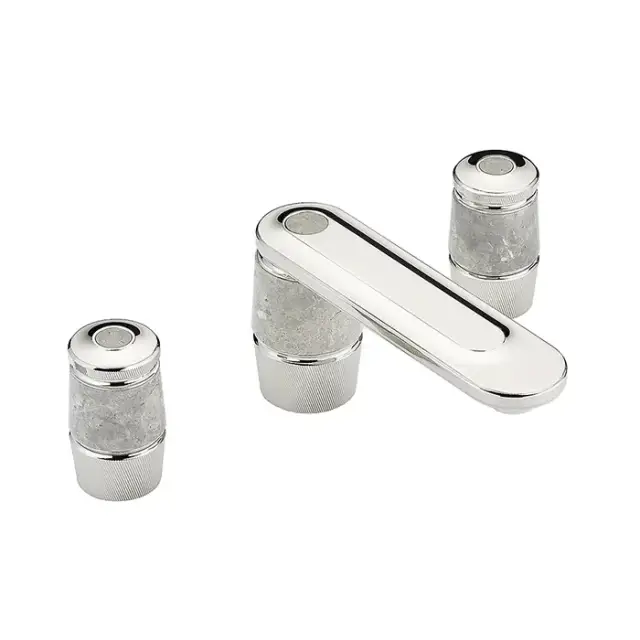 THG CORVAIR FIOR DI BOSCO Смеситель для раковины на 3 отверстия, с донным клапаном, цвет: хром