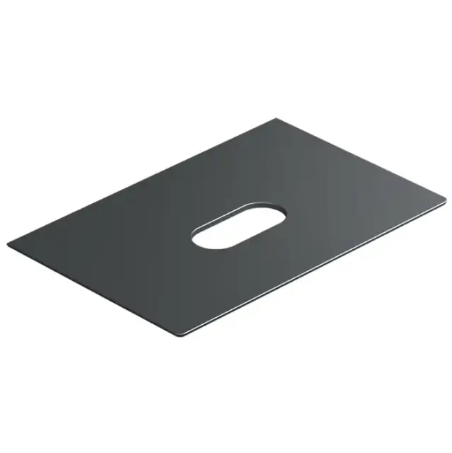 Catalano Столешница керамическая 75x50см, с отверстием , цвет: черный матовый
