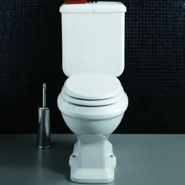 SIMAS Arcade Унитаз моноблок 36,5х68,5см, выпуск в пол, фурнитурой, цвет: белый/хром