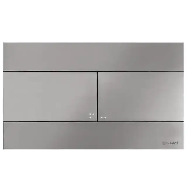 Duravit DuraSystem Beta 140 Клавиша смыва для унитаза, цвет: сталь брашированная