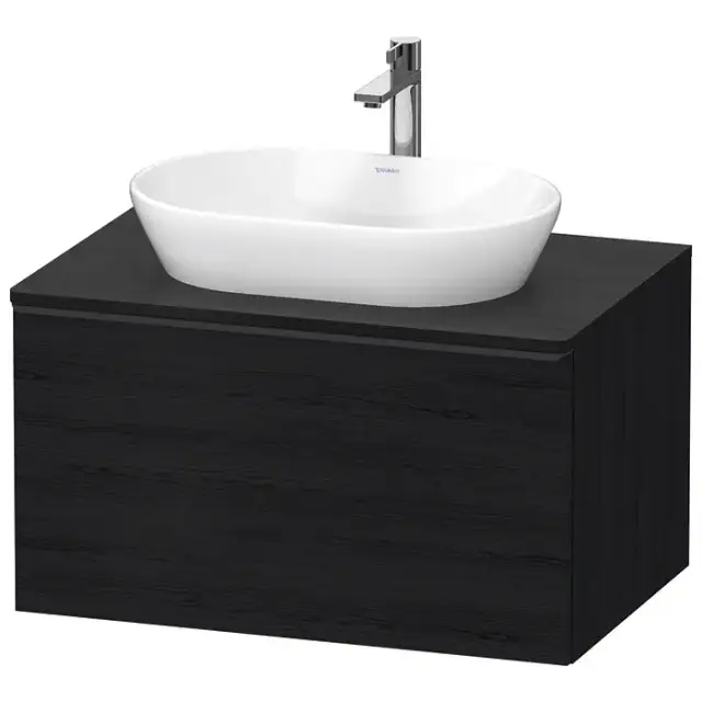 Duravit D-Neo Тумбочка подвесная 80х45.9x55см., раковина, 1 ящик, цвет: Black Oak