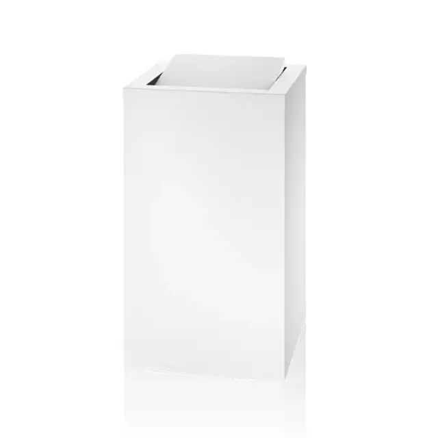 Decor Walther DW 215 Корзина для белья 32x32x58см, напольная, цвет: белый матовый