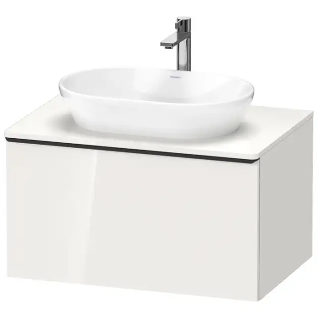 Duravit D-Neo Тумбочка подвесная 80х45.9x55см., раковина, 1 ящик, цвет: белый высокоглянцевый