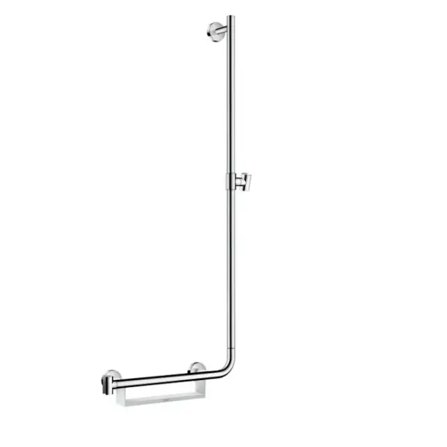 Hansgrohe Unica Comfort Штанга для душа 110см, с полочкой, цвет: хром
