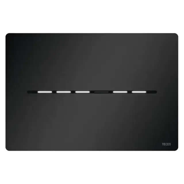TECEsolid Панель смыва для унитаза, бесконтактная, от сети 12В, цвет: черный матовый