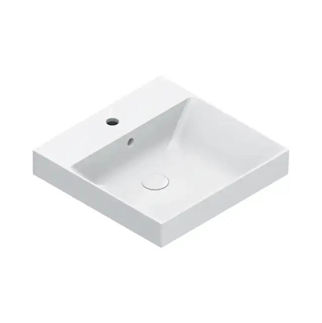 Catalano Zero Раковина 50x50см, с 1 отв., цвет: белый глянцевый