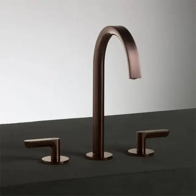 Fantini Icona Deco Смеситель для раковины, 3 отв., цвет: матовая медь