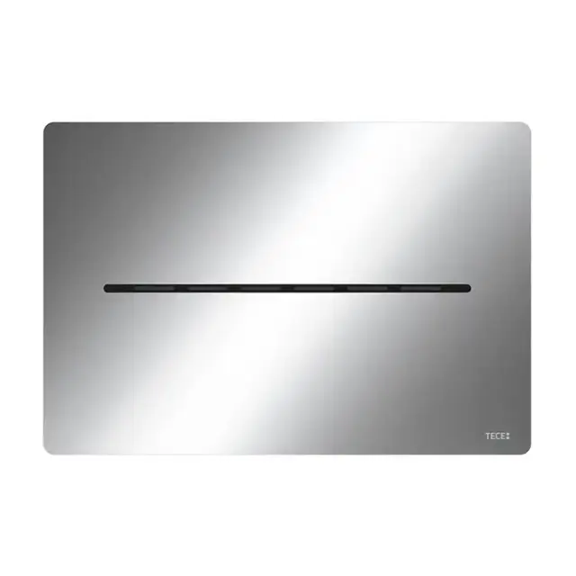 TECEsolid Металическая панель смыва для унитаза TECEsolid с бесконтактной активацией, батарея 6 В, хром глянцевый