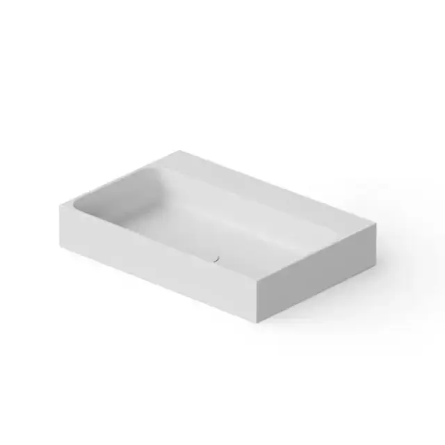 Dea Design Washbasins Раковина 41x41x10.5см., накладная, без отв., Solid Surface, цвет: White №18