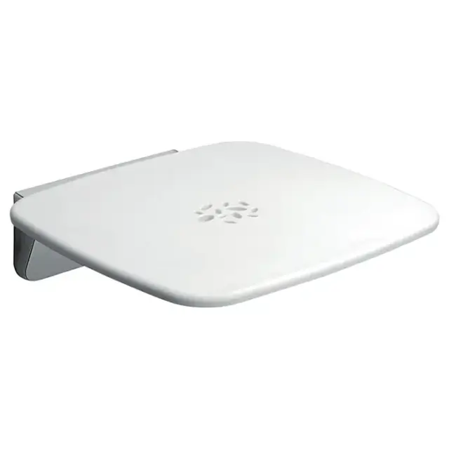 Colombo Complementi Сиденье для душа, с креплениями к стене, 160кг, цвет: белый