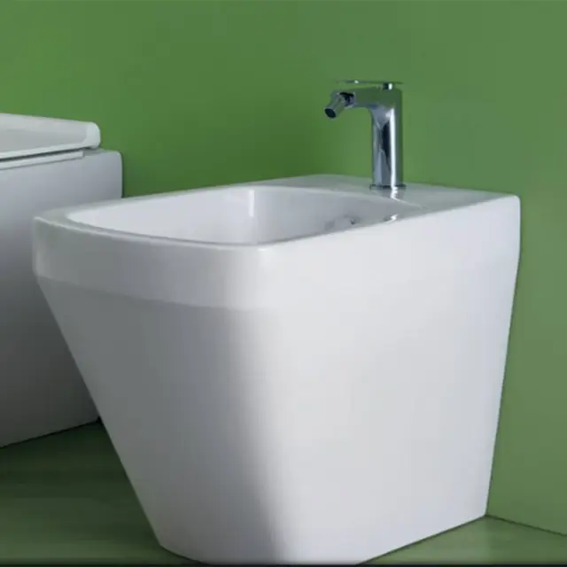 Simas Baden Baden Биде приставное 56х36 см, с 1 отв под смеситель, цвет: белый