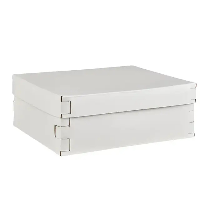 ADJ Коробка Snob, 36x30xH13,5 см., цвет: белый/панна котта