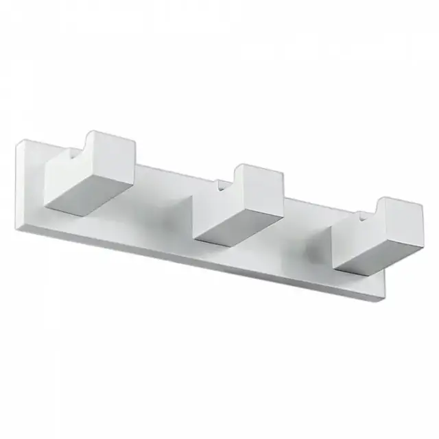 Colombo Look Крючок тройной LC37, цвет: белый матовый