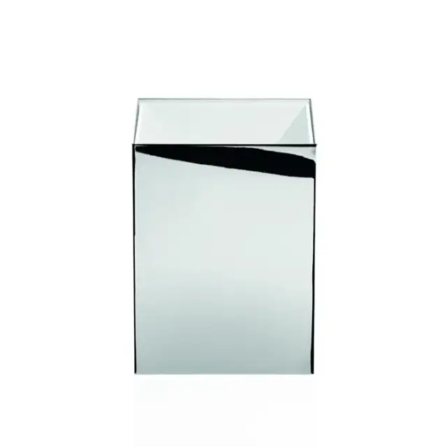 Decor Walther DW 74 Корзина для бумаги 17x17x24см, напольная, цвет: хром