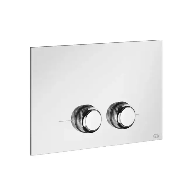 Gessi Venti20 Клавиша смыва для унитаза двойная, для инсталляций Geberit Sigma8 и Sigma12, цвет: хром