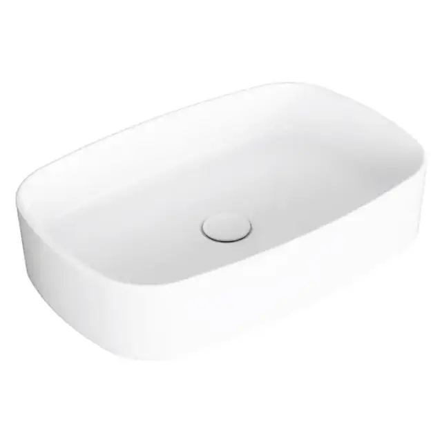 SIMAS Foriu Раковина прямоугольная накладная 60x40x13 см, без отв под смеситель, цвет: белый