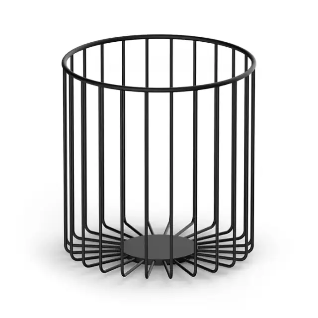 Decor Walther DW 220 Ведро для мусора, напольное, цвет: черный матовый