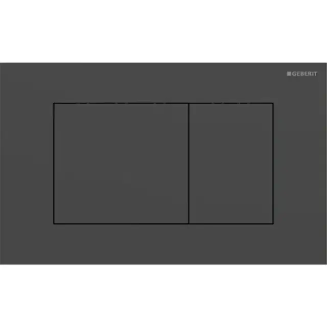 Geberit Sigma40 Клавиша для двойного смыва, квадратная: Черный матовый